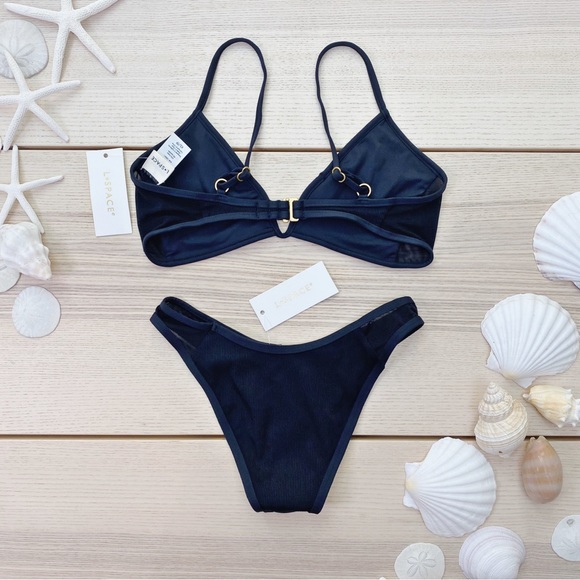 L*SPACE Mesh Bikini Set | Macey Top + Troy bottom | Size XS - Picture 3 of 6